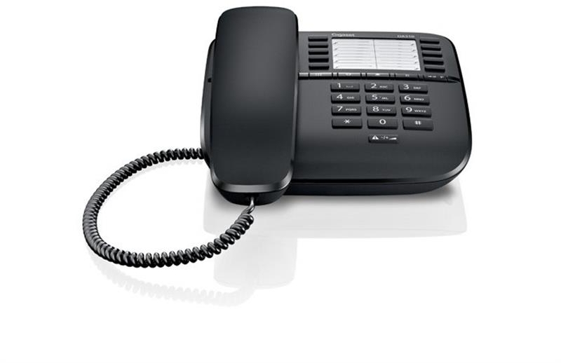 Дротовий телефон Gigaset DA510 Black (S30054-S6530-R601) фото2
