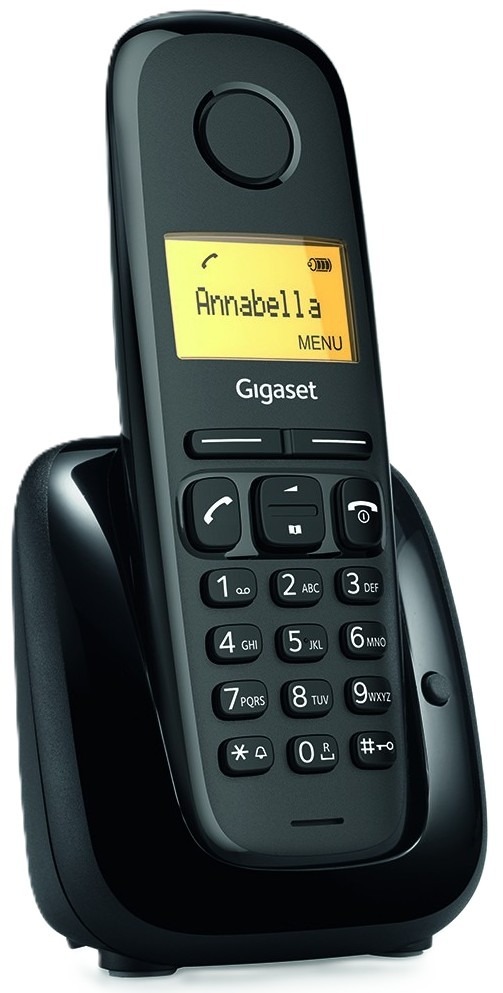 Радіотелефон DECT Gigaset A180 Black (S30852-H2807-R601) фото