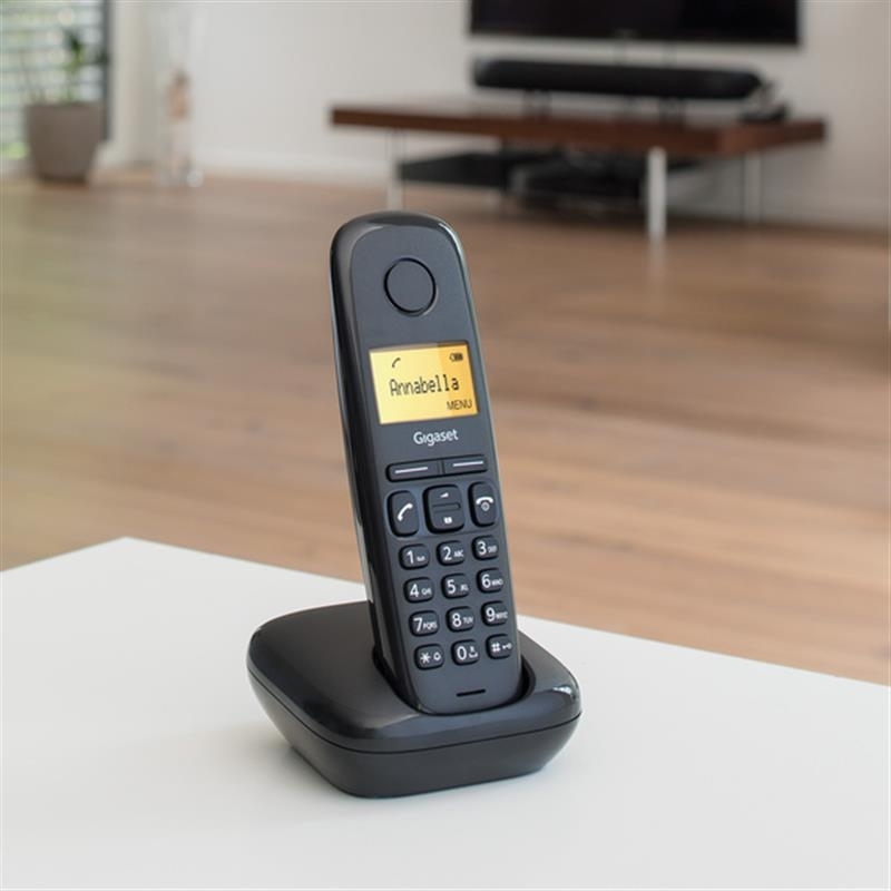 Радіотелефон DECT Gigaset A170 DUO Black (L36852-H2802-R201) фото