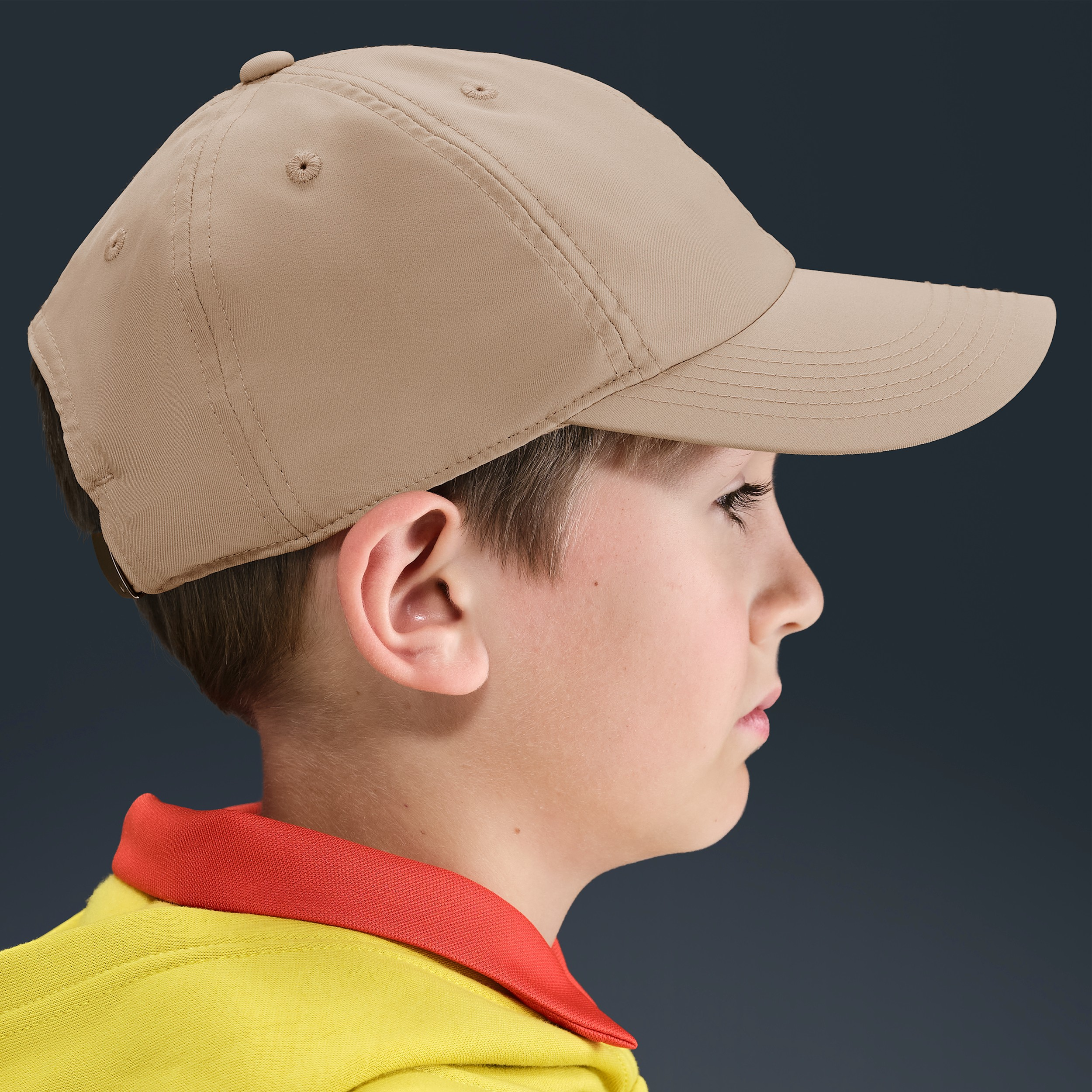 Кепка Nike K Df Club Cap Us Cb Mtswsh FB5064-200 OS бежевая фото4