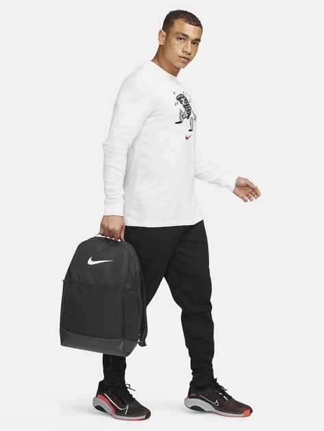 Рюкзак Nike Brsla M Bkpk - 9.5 (24L) DH7709-010 чорний фото8