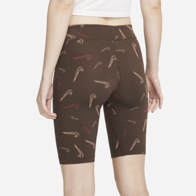 Шорти спортивні Nike W Nsw Short Aop Prnt DO2561-237 XS коричневі фото2