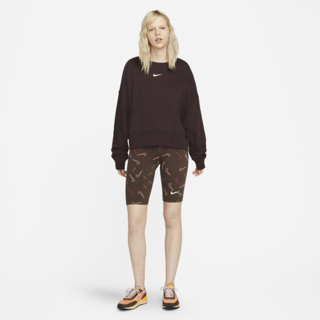 Шорти спортивні Nike W Nsw Short Aop Prnt DO2561-237 XS коричневі фото5