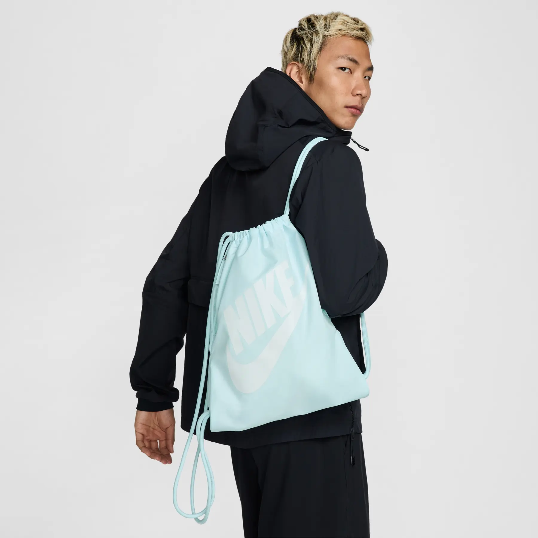 Рюкзак-мешок Nike Heritage Drawstring 13L DC4245-476 голубой фото5