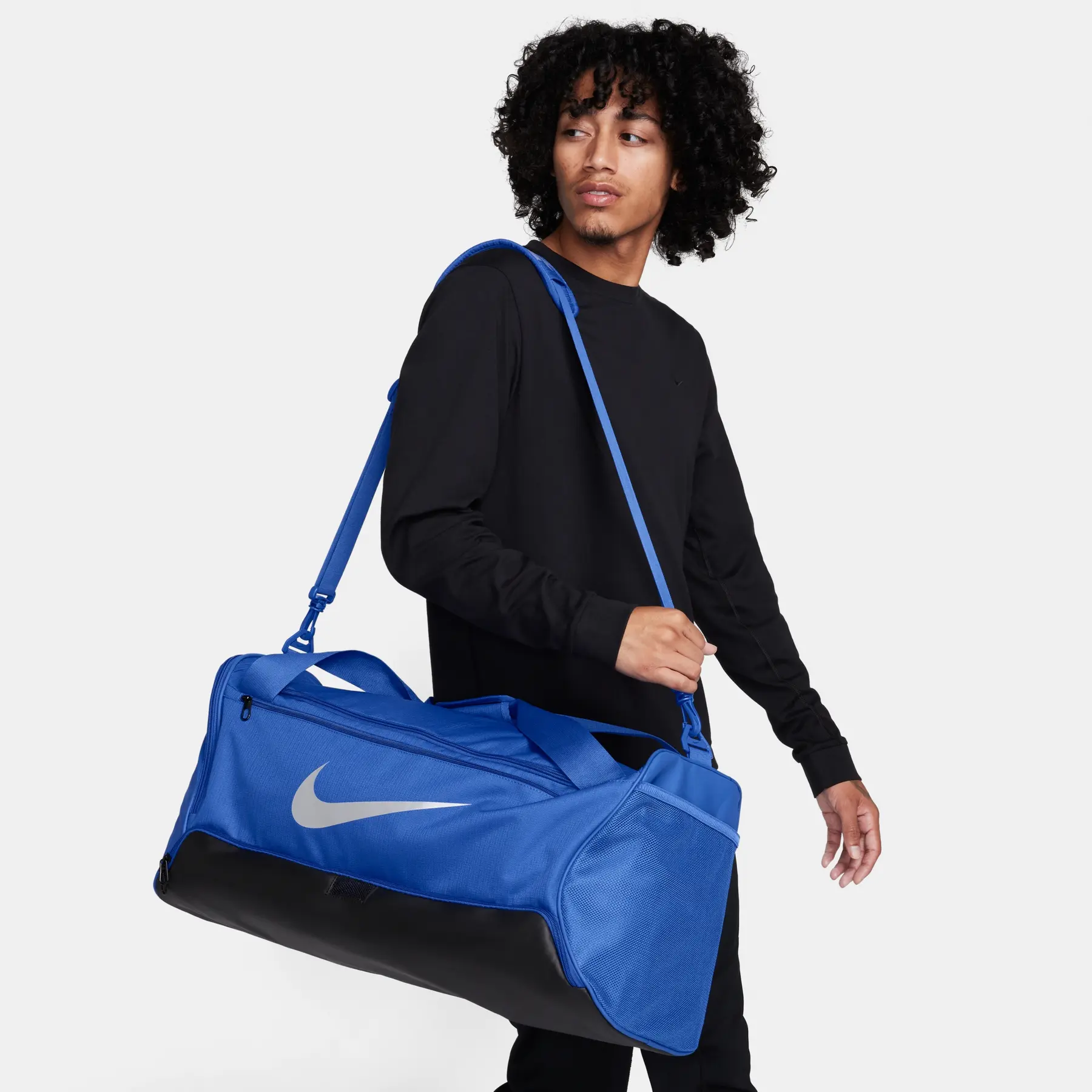 Сумка Nike Brsla M Duff - 9.5 60L DH7710-480 синя фото3