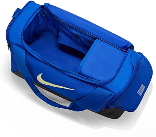 Сумка Nike Brsla S Duff 9.5 41L DM3976-405 чорна/синя фото6