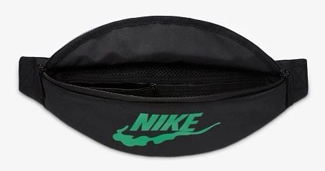 Сумка на пояс Nike Hritge Wstpck-Hmn Crft Grx 3L FN0892-010 черная/зеленая фото4