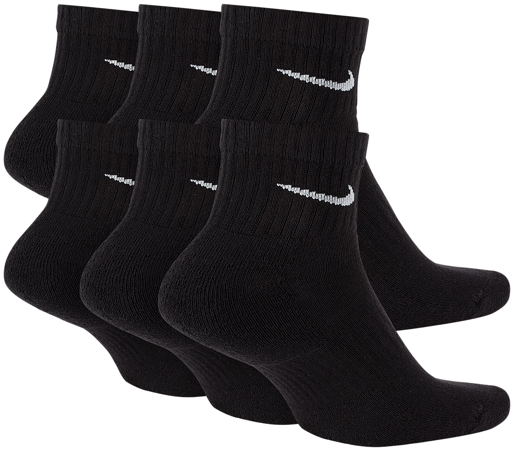Носки Nike U Everyday Cush Ankl 6Pr-Bd SX7669-010 42-46 черные фото2