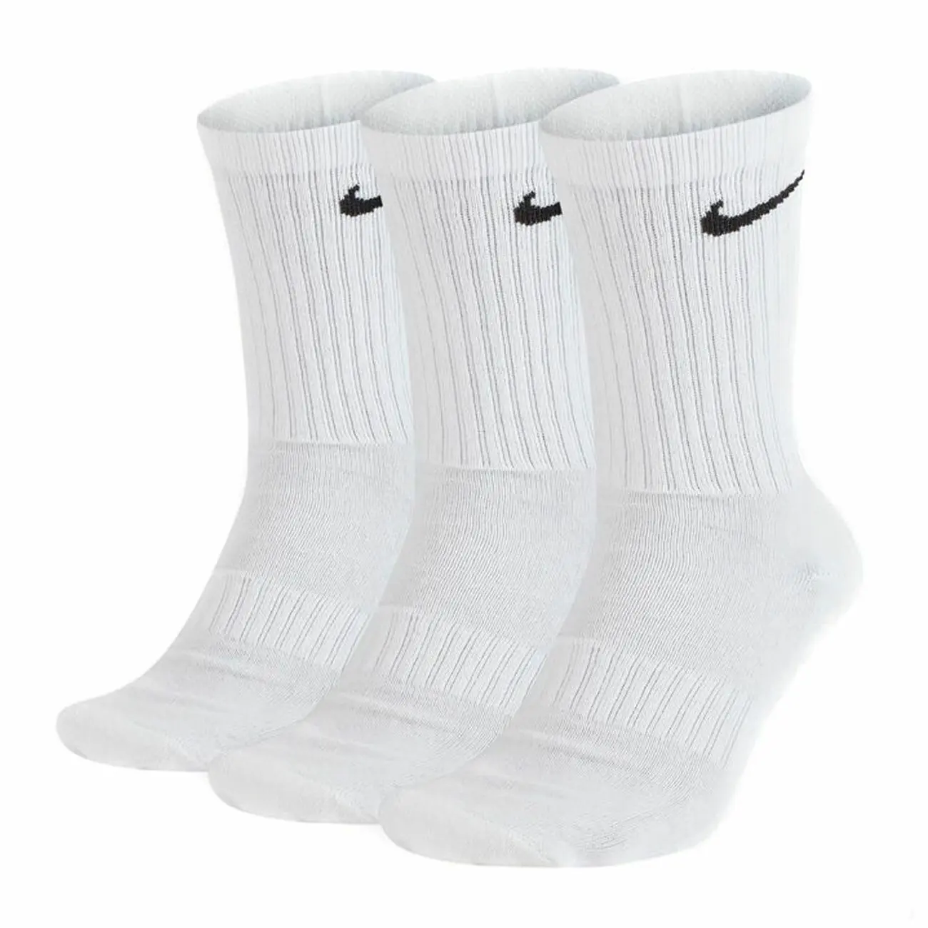 Набор носков Nike U Everyday Cush Crew 3Pr SX7664-100 38-42 3 шт белые фото2