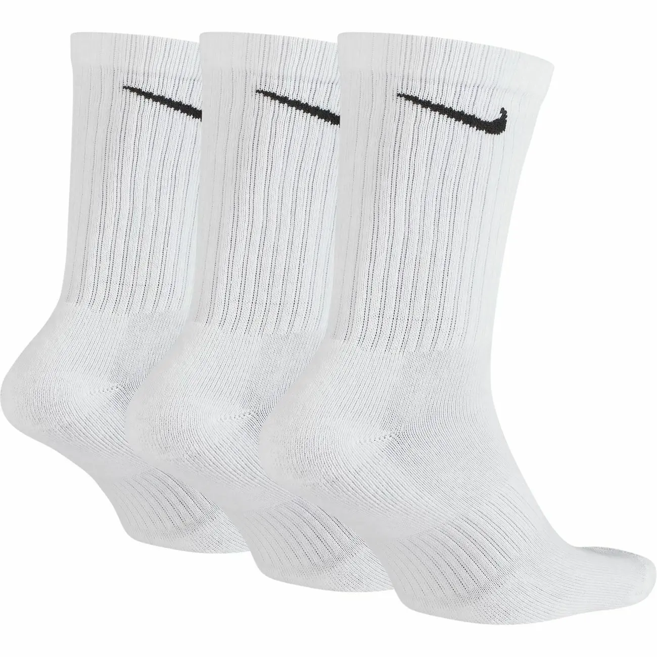 Набор носков Nike U Everyday Cush Crew 3Pr SX7664-100 38-42 3 шт белые фото3