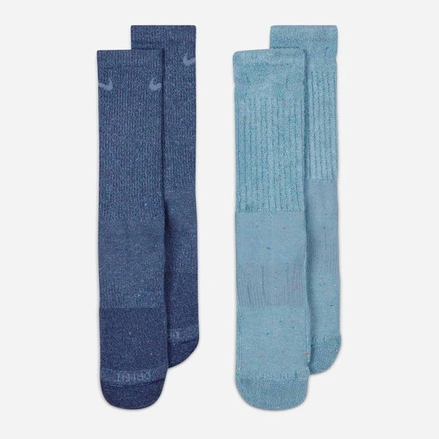 Набор носков Nike U Everyday Plus Cush Crew DM7086-903 34-38 2 шт. синие/голубые фото2