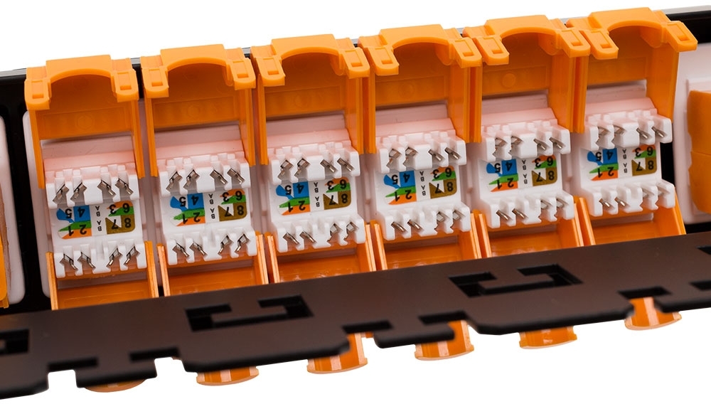 Патч-панель ATcom P6148 19" 24хRJ-45 UTP 1U cat.6 (P6148) фото2