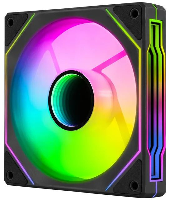 Корпусный вентилятор AEROCOOL Phantom M-3 12 PWM ARGB Black (ACF3-MR11217.11) фото2