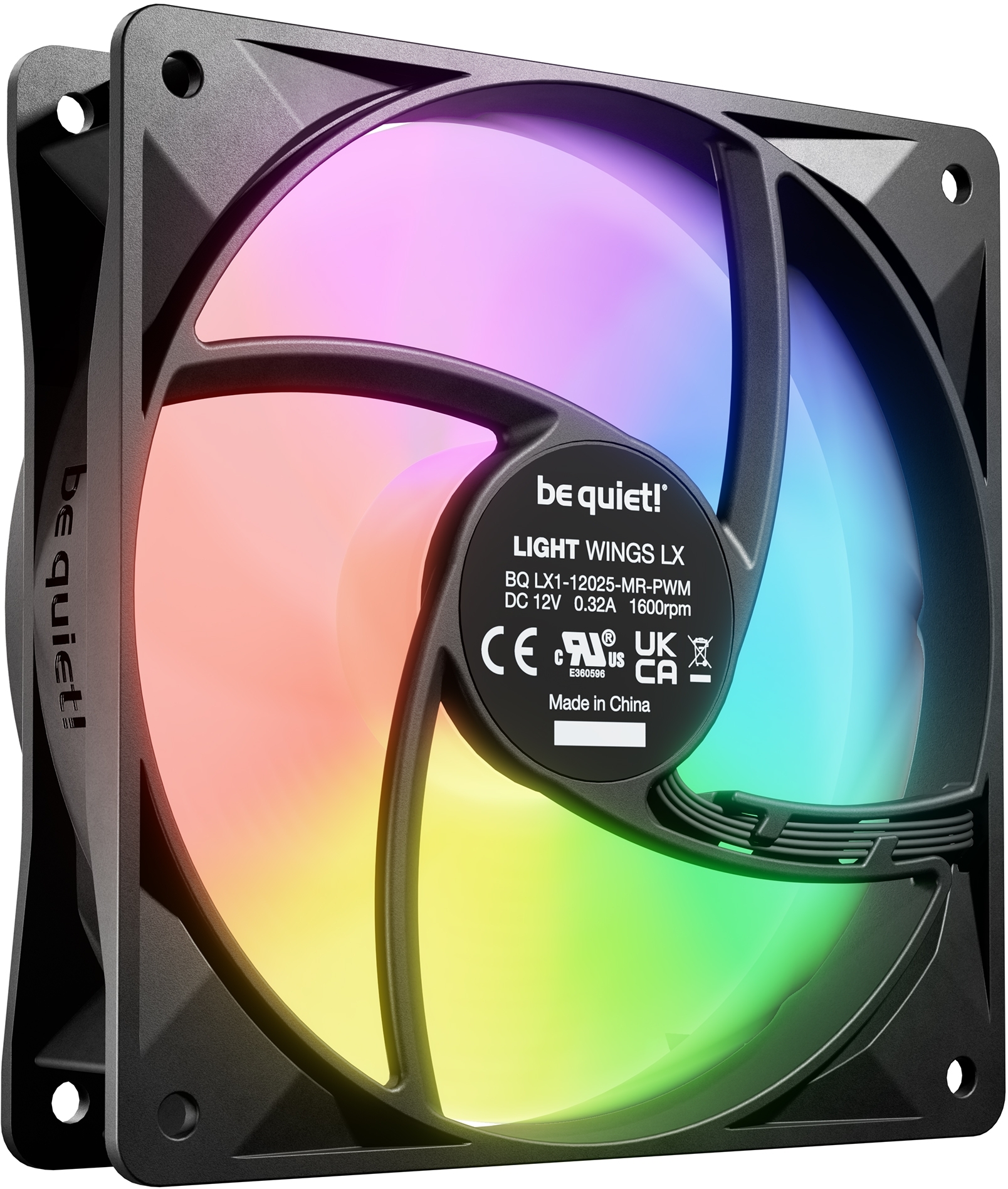 Корпусный вентилятор be quiet! Light Wings LX 120mm PWM Black (BL120) фото3