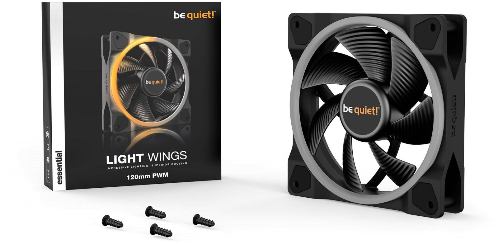 Корпусный вентилятор be quiet! Light Wings 120mm PWM Black (BL072) фото4