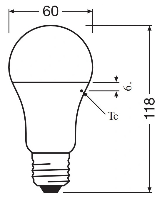 Лампа OSRAM LED E27 10Вт 3000К (4058075630239) фото