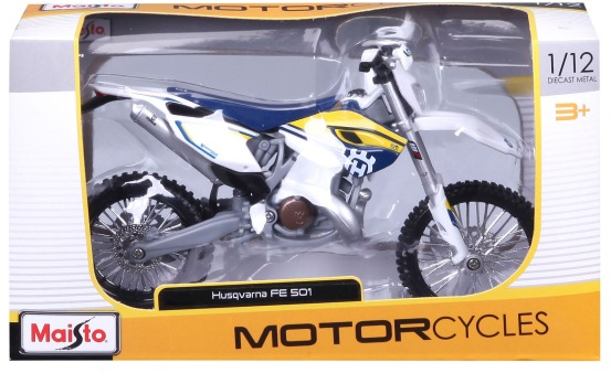 Мотоцикл Maisto Husqvarna FE 501 в масштабе 1:12 (31101-16921) фото4