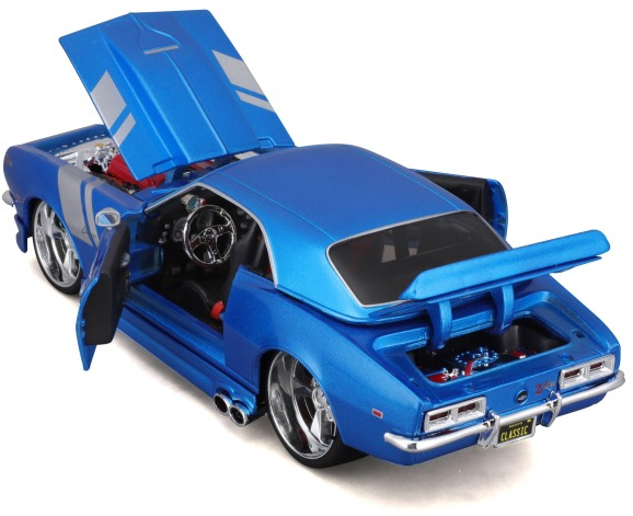 Машинка Maisto 1968 Chevrolet Camaro Z/28, масштаб 1:24 синий (32508 blue) фото3