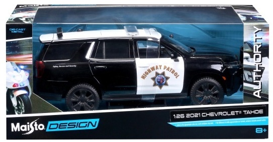 Машинка Maisto 2021 Chevrolet Tahoe, масштаб 1:26 черный (32548 black) фото5