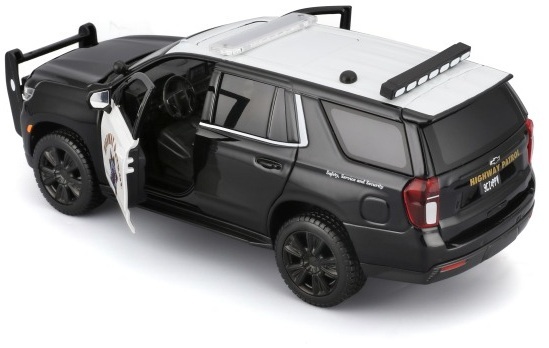 Машинка Maisto 2021 Chevrolet Tahoe, масштаб 1:26 черный (32548 black) фото3