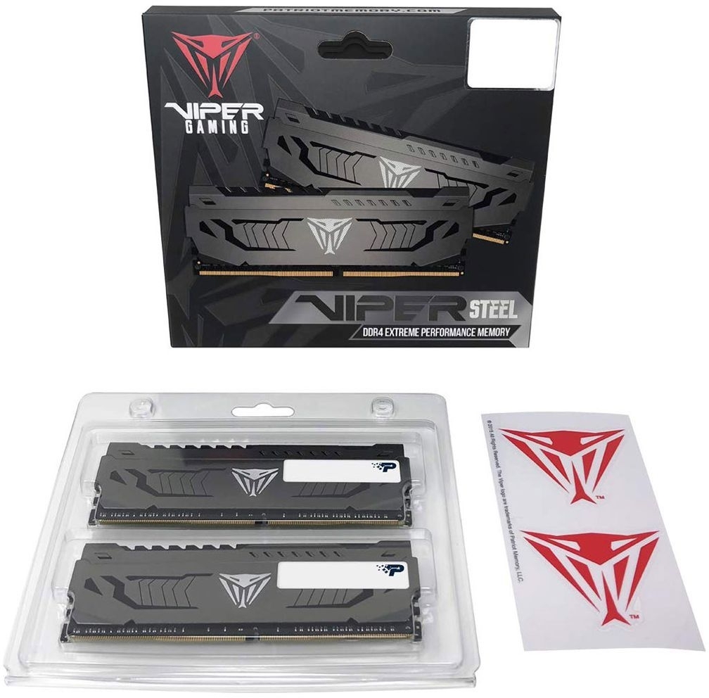 Пам'ять для ПК Patriot DDR4 2x16GB/3600 Viper Steel (PVS432G360C8K) фото