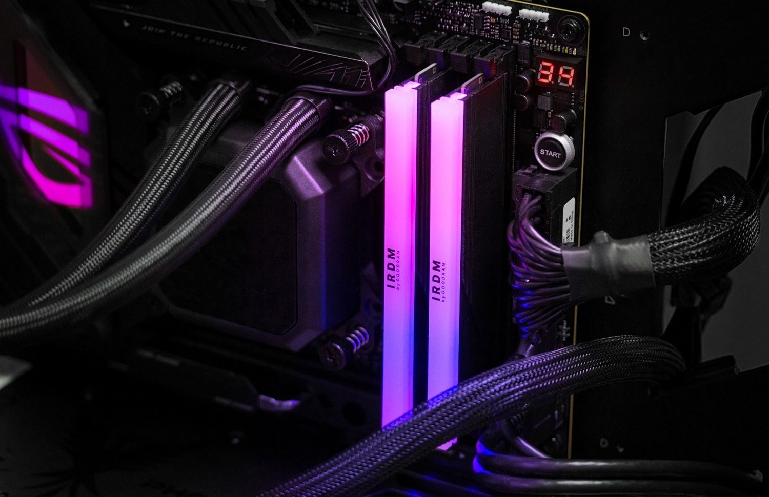 Пам'ять для ПК Goodram DDR5 2x16GB/6000 IRDM RGB Black (IRG-60D5L30S/32GDC) фото