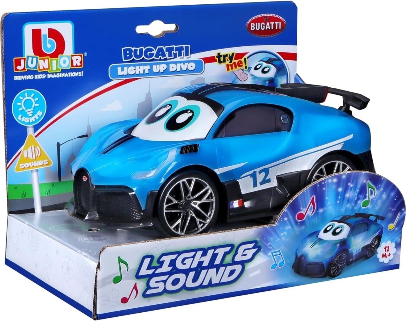 Машинка Bb Junior - Bugatti Divo (світло і звук) (16-81208) фото3