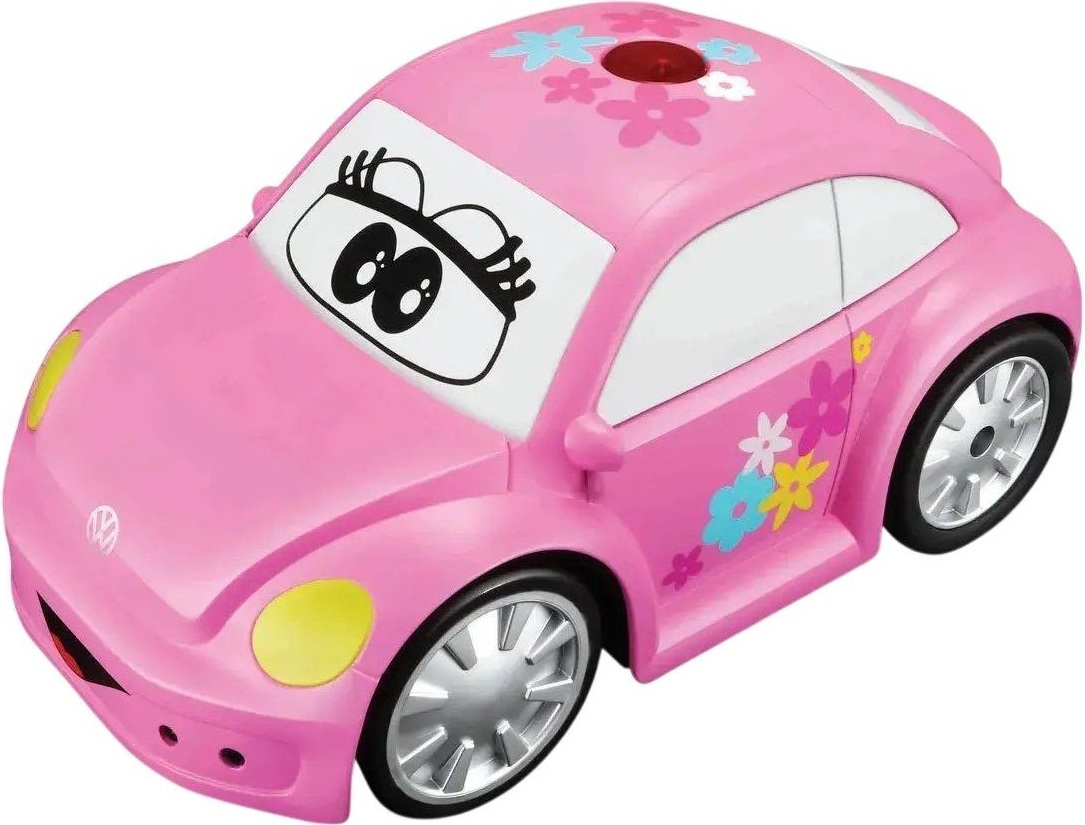 Машинка Bb Junior на И/Ч управлении Volkswagen New Beetle розовая (16-92003) фото
