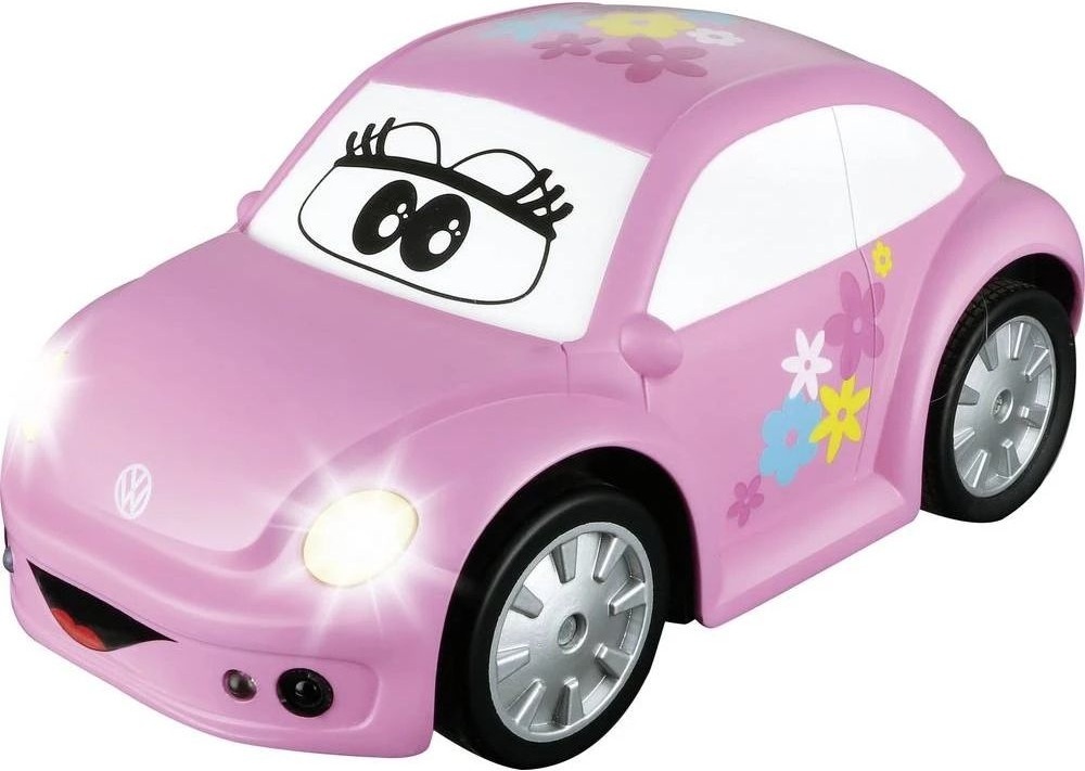 Машинка Bb Junior на И/Ч управлении Volkswagen New Beetle розовая (16-92003) фото