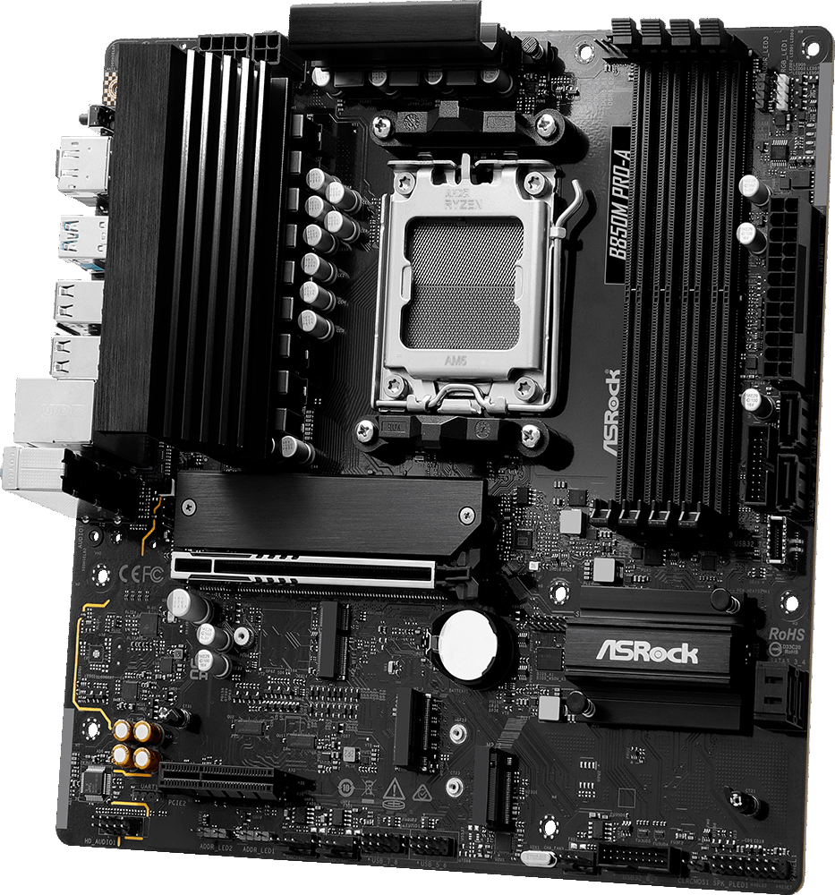 Материнcкая плата ASRock B850M Pro-A Socket AM5 фото