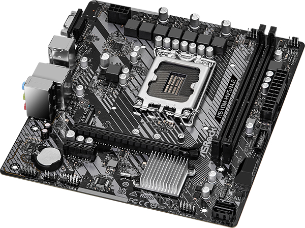 Материнcкая плата ASRock H610M-HVS/M.2 R2.0 Socket 1700 фото3
