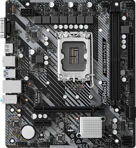 Материнcкая плата ASRock H610M-HVS/M.2 R2.0 Socket 1700 фото2