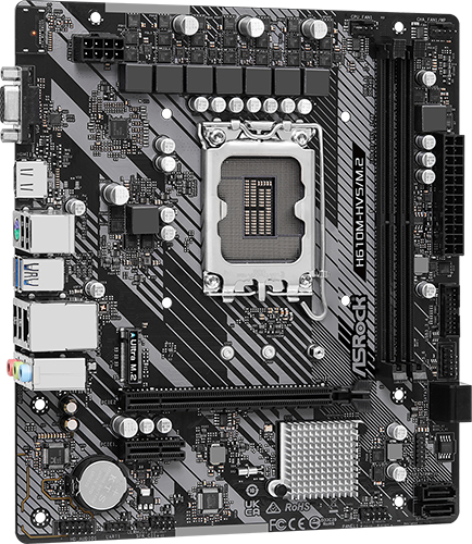 Материнcкая плата ASRock H610M-HVS/M.2 R2.0 Socket 1700 фото4