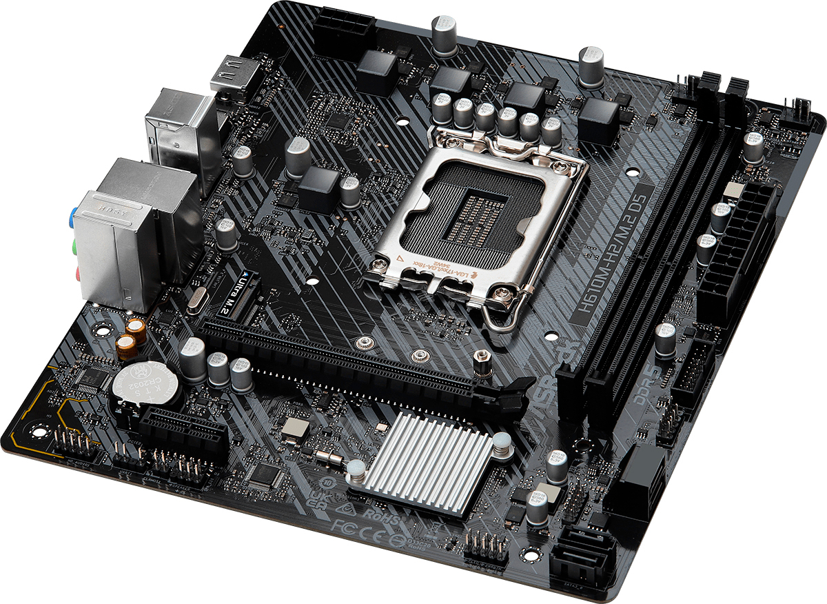 Материнcкая плата ASRock H610M-H2/M.2 D5 Socket 1700 фото4