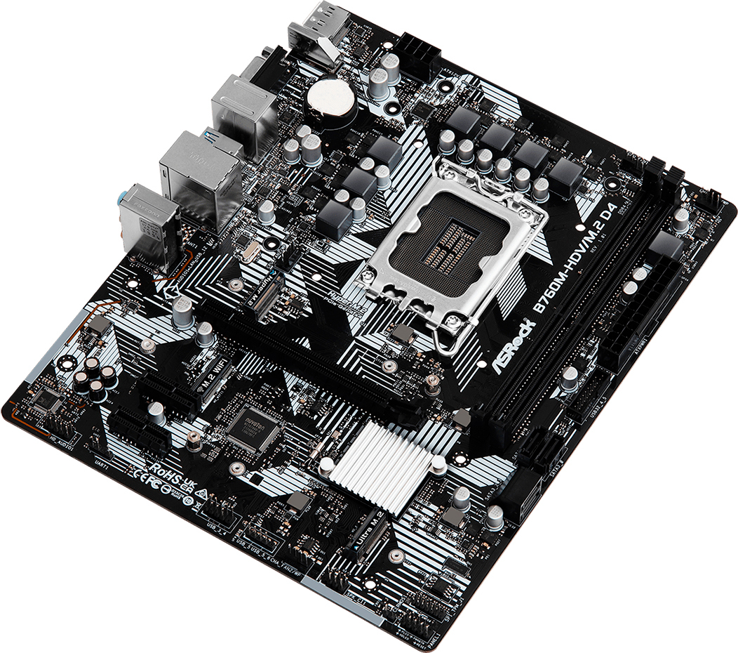 Материнcкая плата ASRock B760M-HDV/M.2 D4 Socket 1700 фото