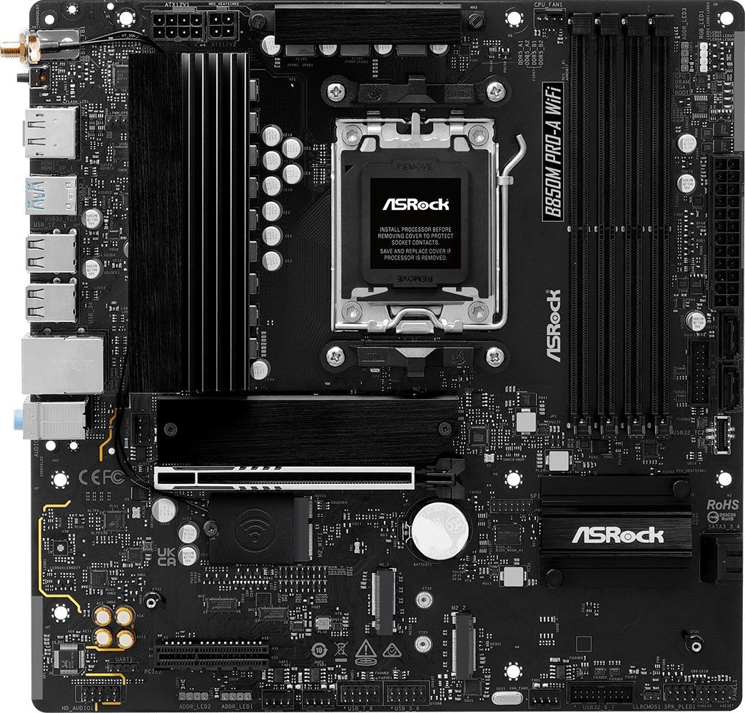 Материнська плата ASRock B850M Pro-A WiFi Socket AM5 фото2