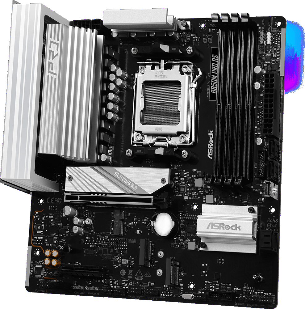 Материнcкая плата ASRock B850M Pro RS Socket AM5 фото4