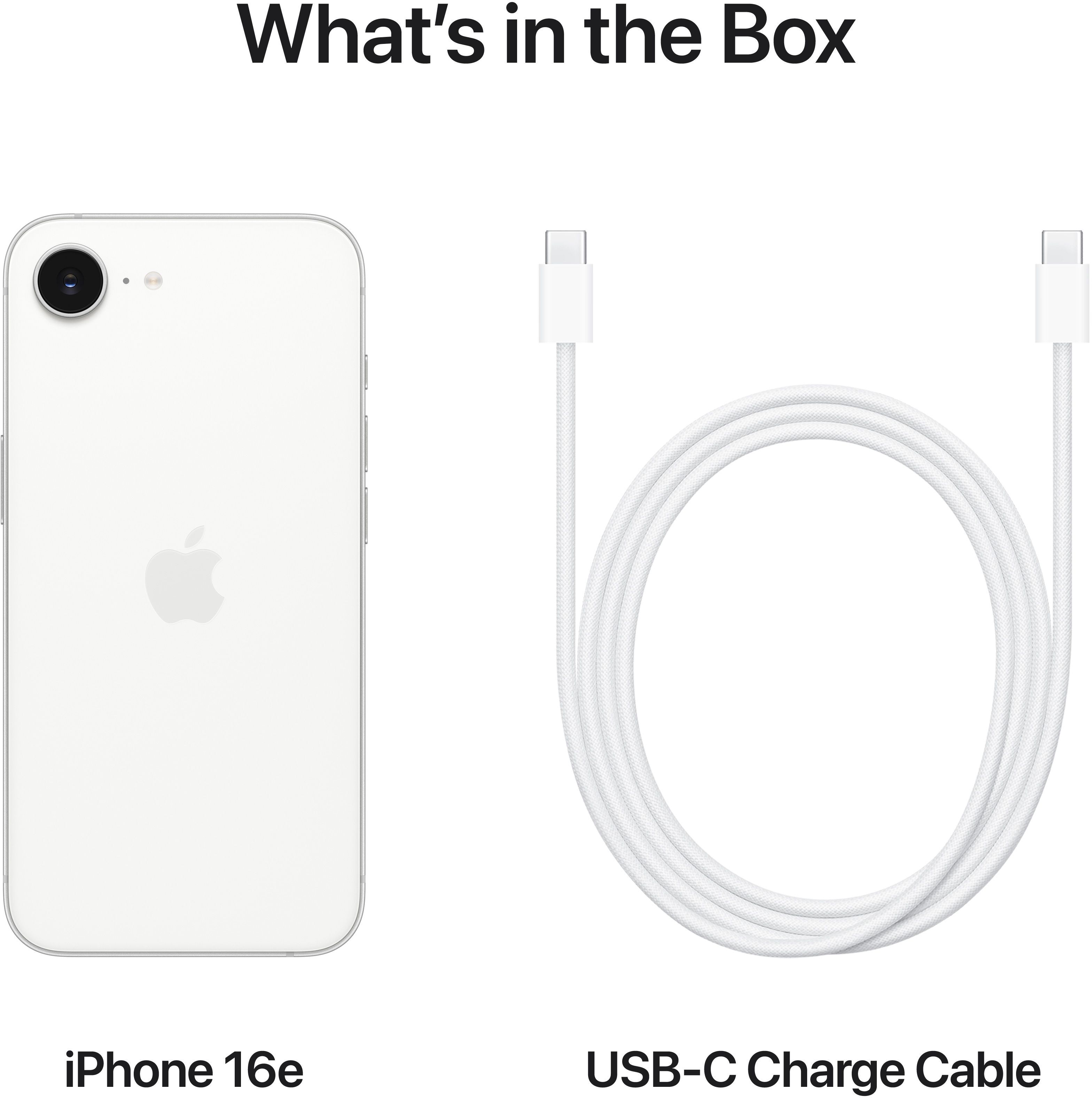 Смартфон Refurbished Apple iPhone 16e 256GB White (Хорошее состояние, B) фото