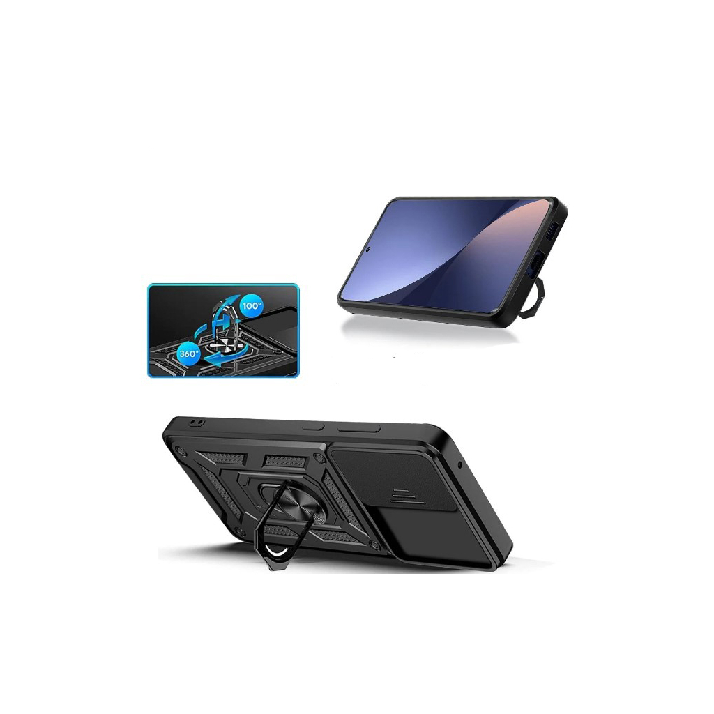 Панель Military BeCover для Xiaomi 12T / 12T Pro Black (708832) фото