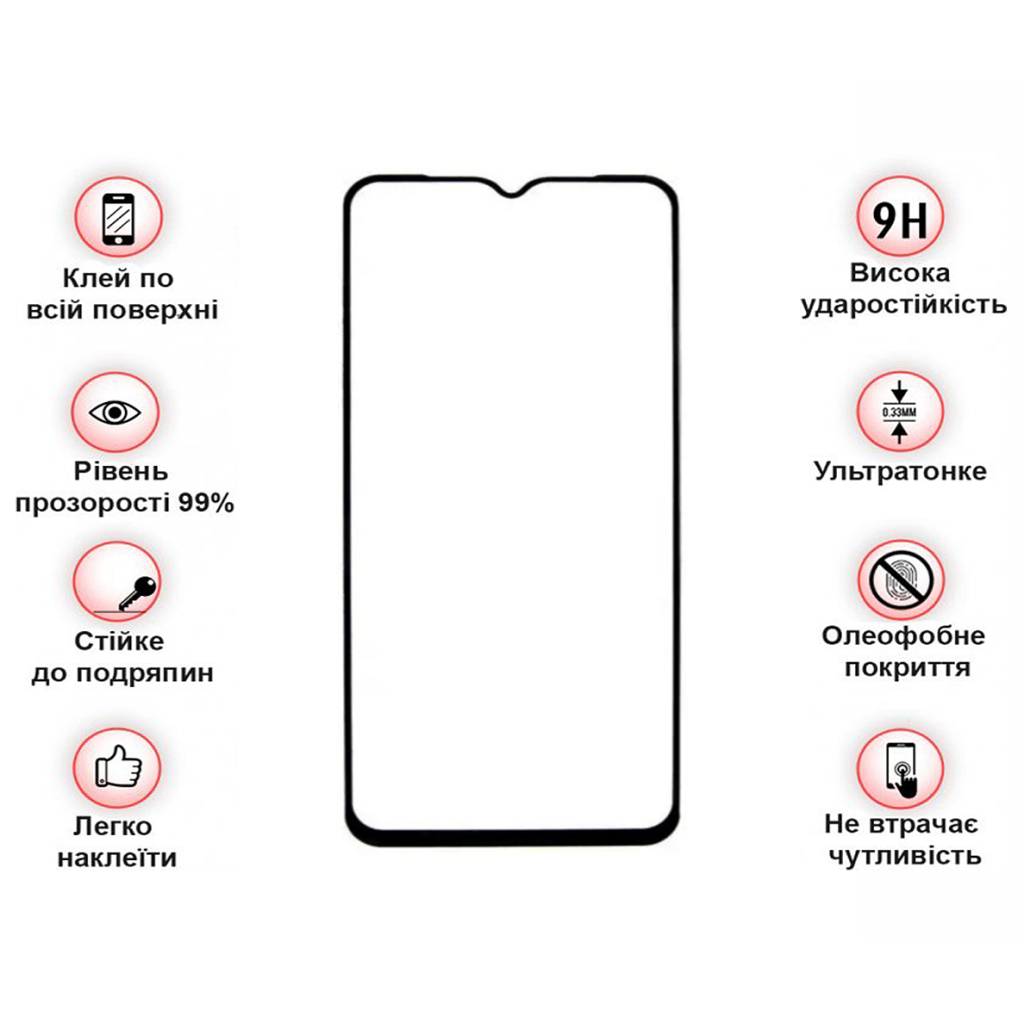 Захисне скло BeCover для Blackview A95 Black (708158) фото