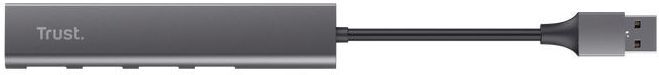 USB-хаб Trust Halyx 4-Port USB-A 3.2 Grey (24947_TRUST) фото