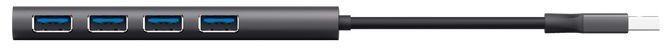 USB-хаб Trust Halyx 4-Port USB-A 3.2 Grey (24947_TRUST) фото