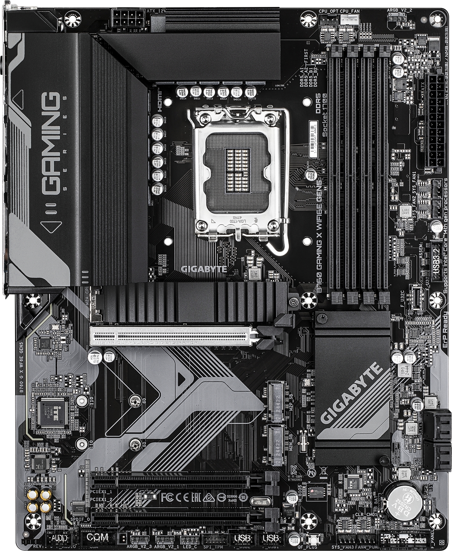 Материнcкая плата Gigabyte B760 Gaming X WiFi6E Gen5 Socket 1700 фото