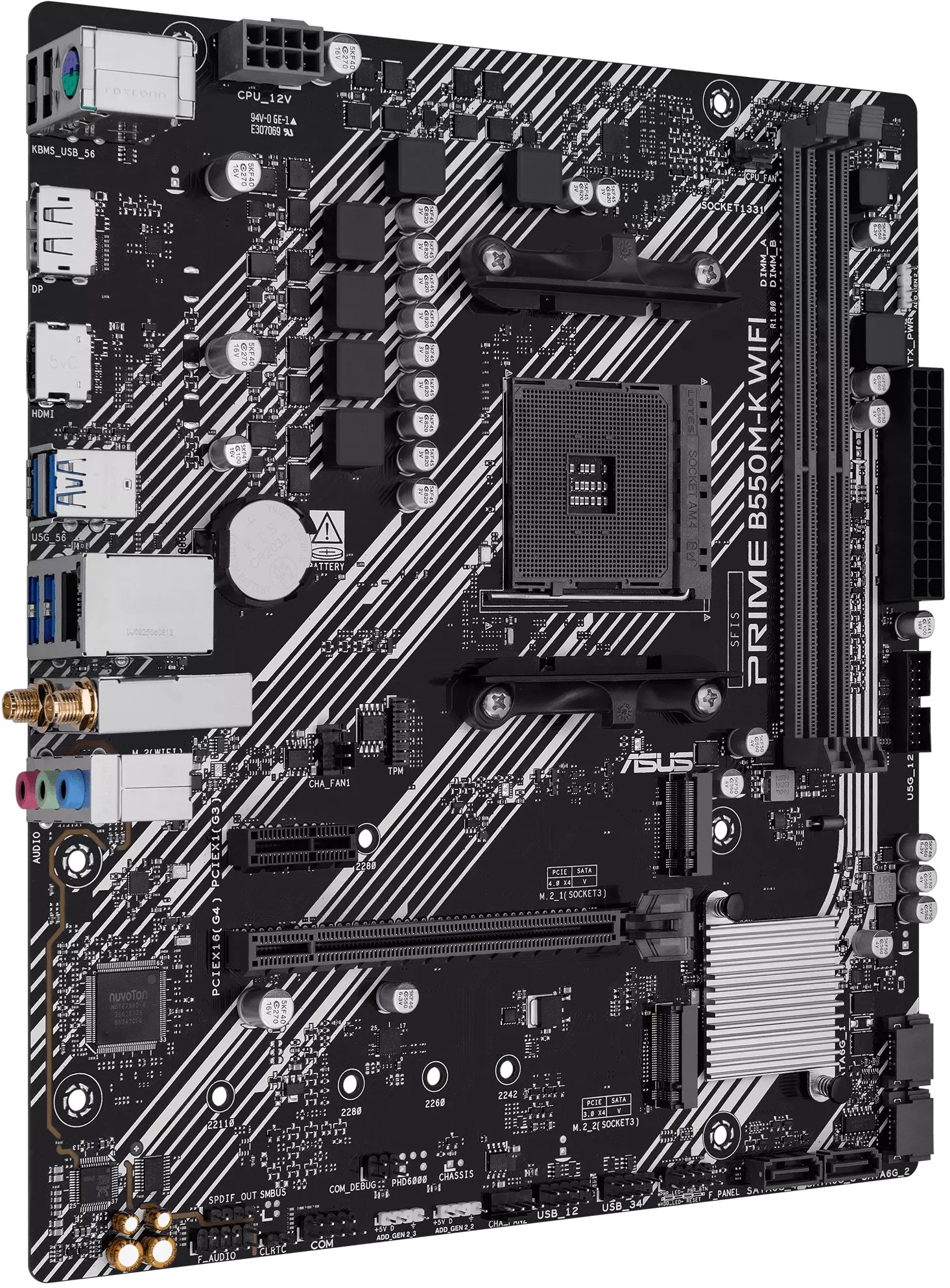 Материнська плата Asus Prime B550M-K WiFi Socket AM4 фото