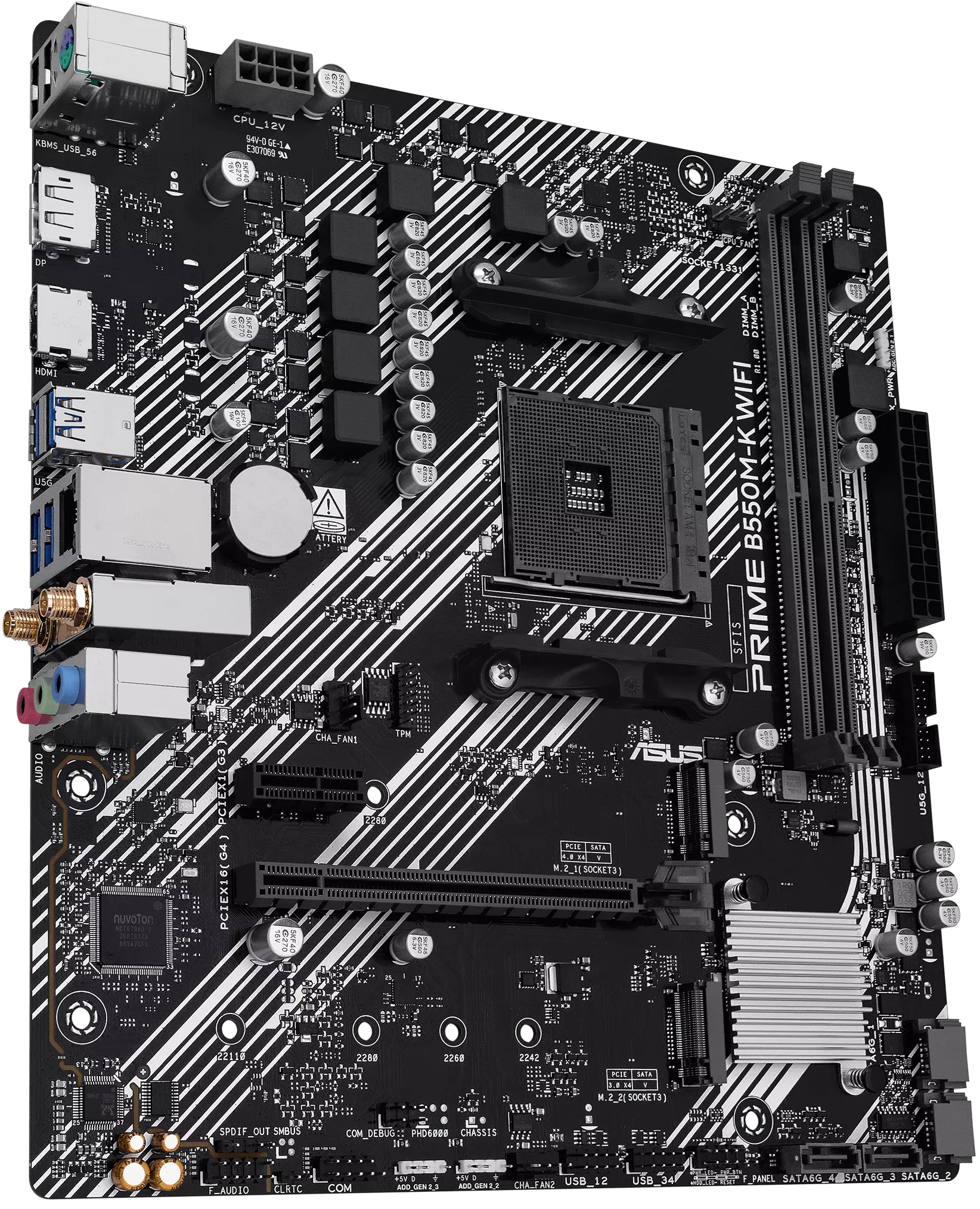 Материнська плата Asus Prime B550M-K WiFi Socket AM4 фото