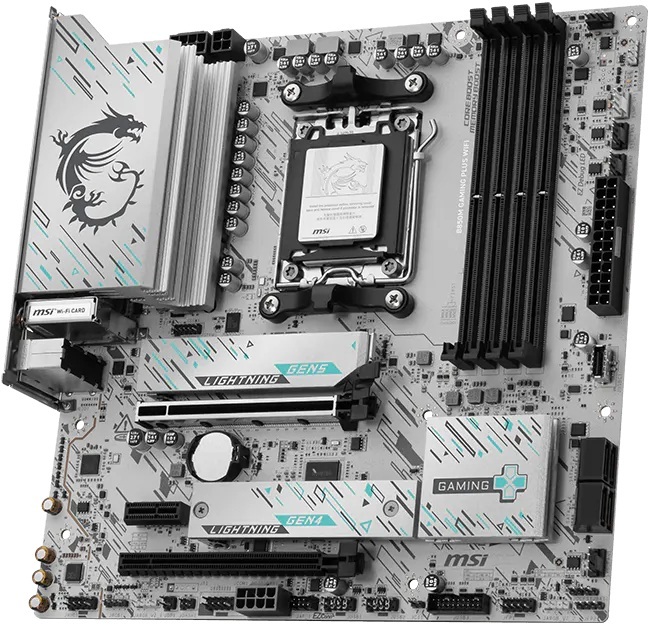 Материнська плата MSI B850M Gaming Plus WiFi Socket AM5 фото4