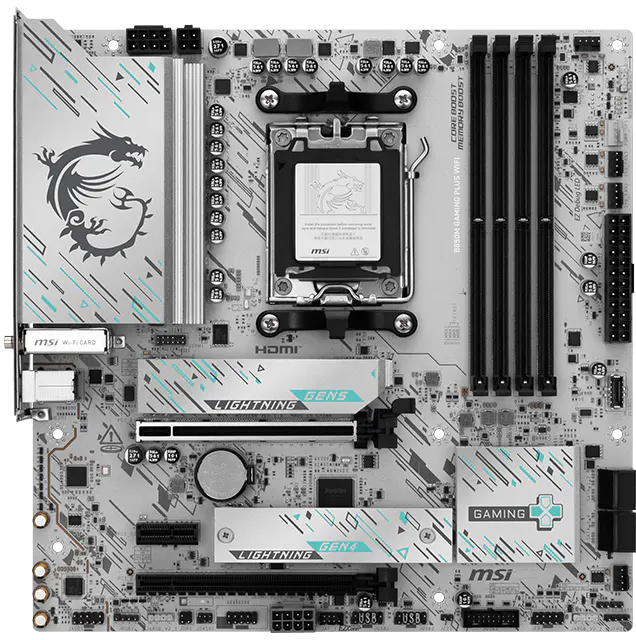 Материнська плата MSI B850M Gaming Plus WiFi Socket AM5 фото3