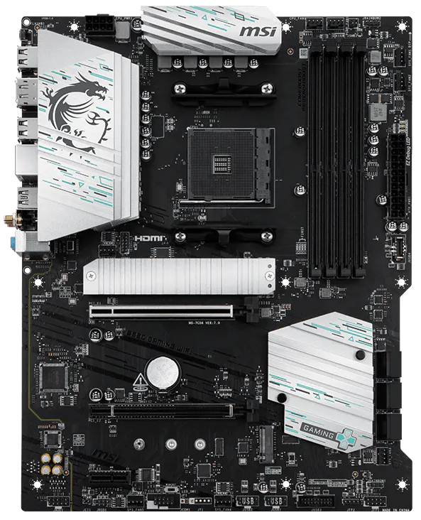 Материнська плата MSI B550 Gaming WiFi Socket AM4_сборка фото3