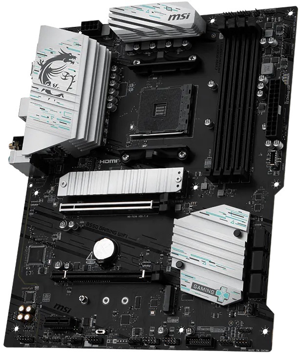 Материнська плата MSI B550 Gaming WiFi Socket AM4_сборка фото2