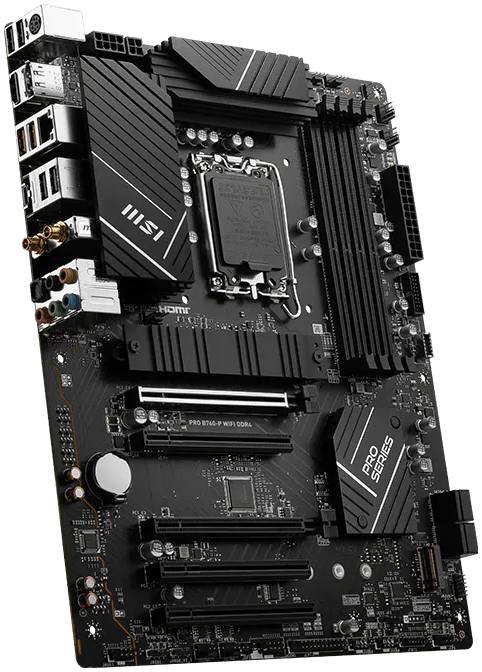 Материнская плата MSI Pro B760-P WiFi DDR4 (PRO B760-P WIFI DDR4) фото4